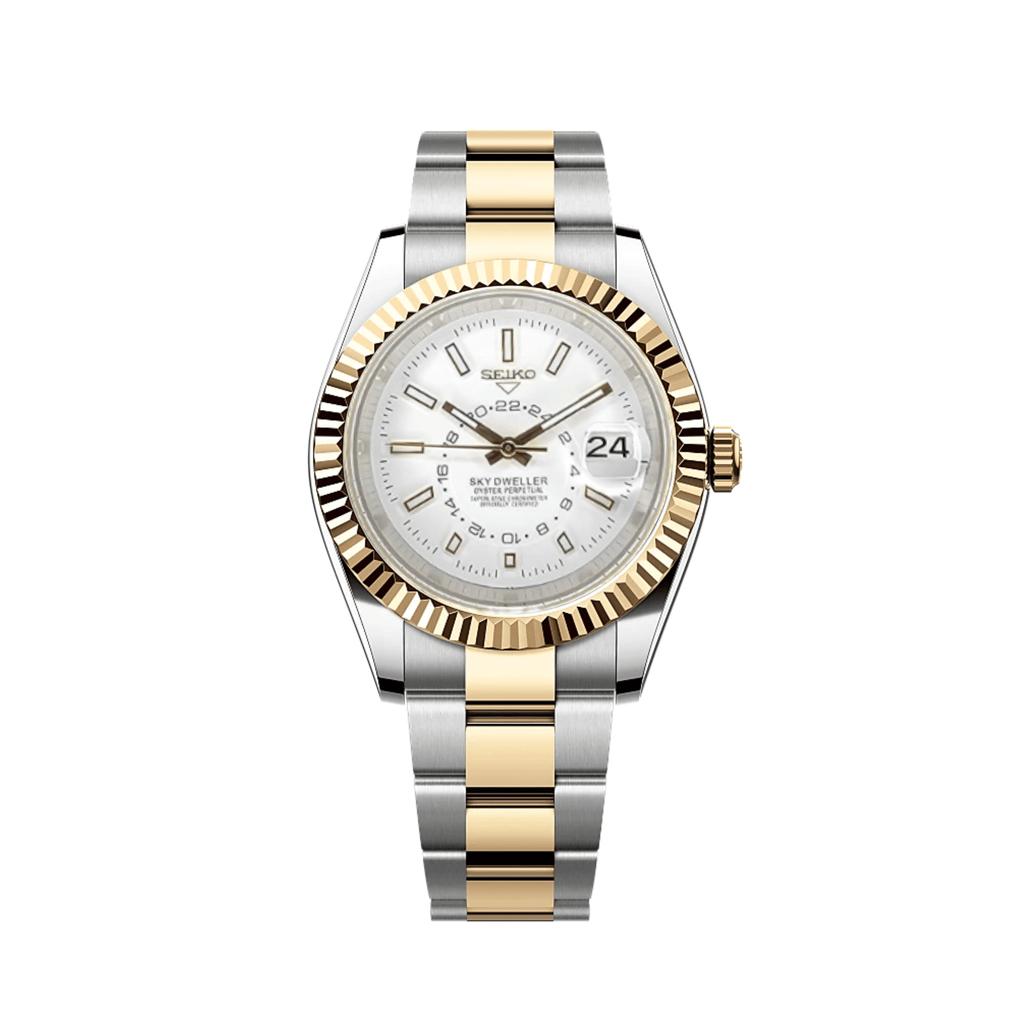SeikoDweller Twotone White