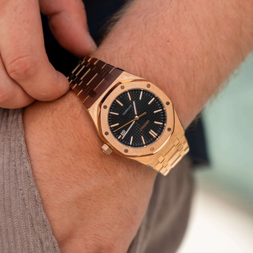 Royal Seikoak Rosegold Black
