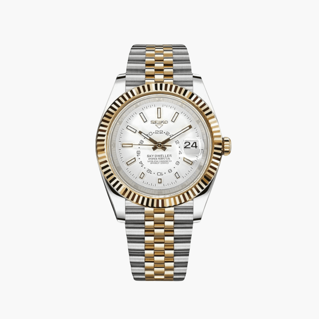 SeikoDweller Twotone White