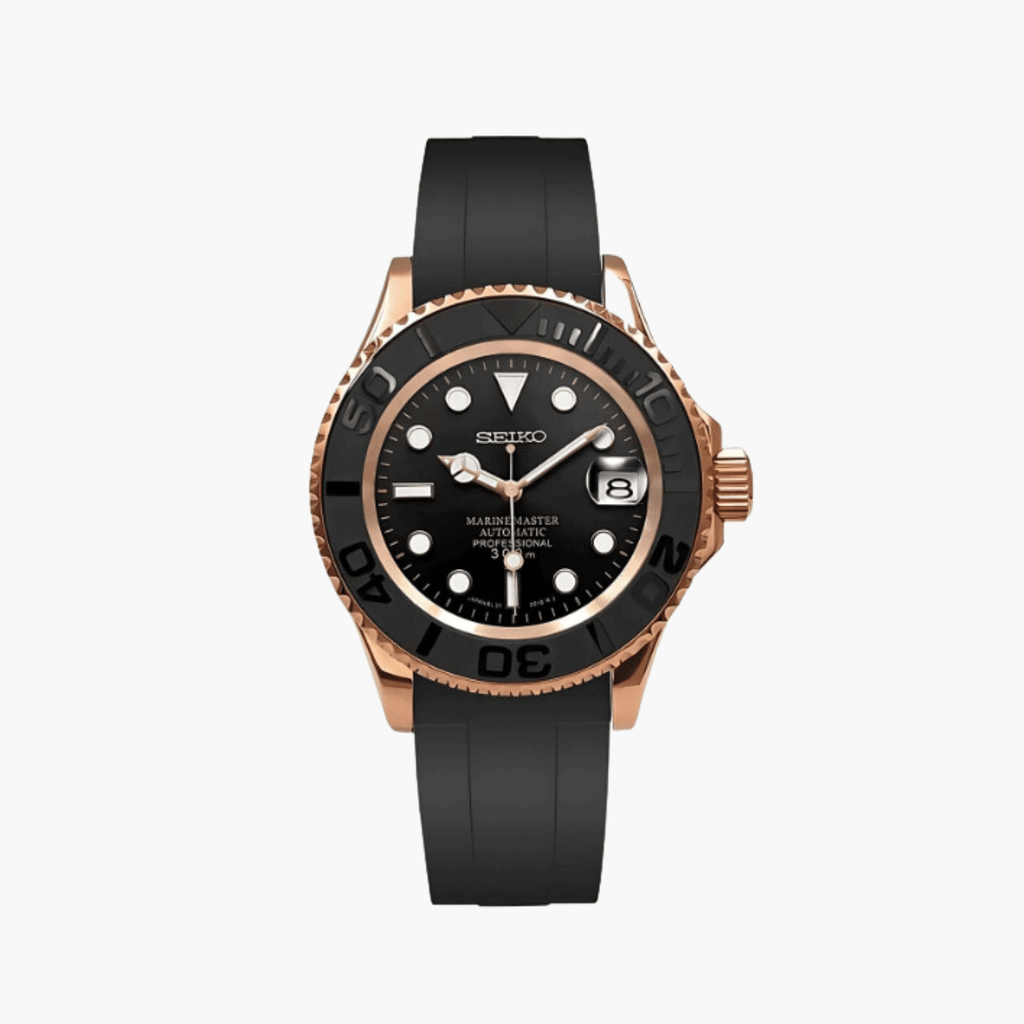 Seikomariner Rosegold Rubber